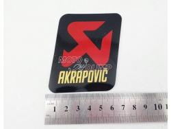 Наклейка Akrapovic, клеевая основа (7*8см)