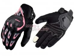 Перчатки летние с защитой Suomy на мотоцикл, розовые