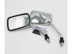 Комплект хромированных зеркал на Honda CB-400 и другие модели