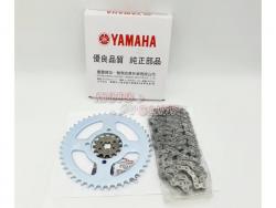 Комплект цепь и звезды на мотоцикл Yamaha YBR 125