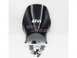 Ветровое стекло Givi тонированное под круглую фару на мотоцикл (универсальное)