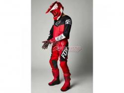 Костюм летний кроссовый Fox, красный,  штаны и джерси для мотокросса